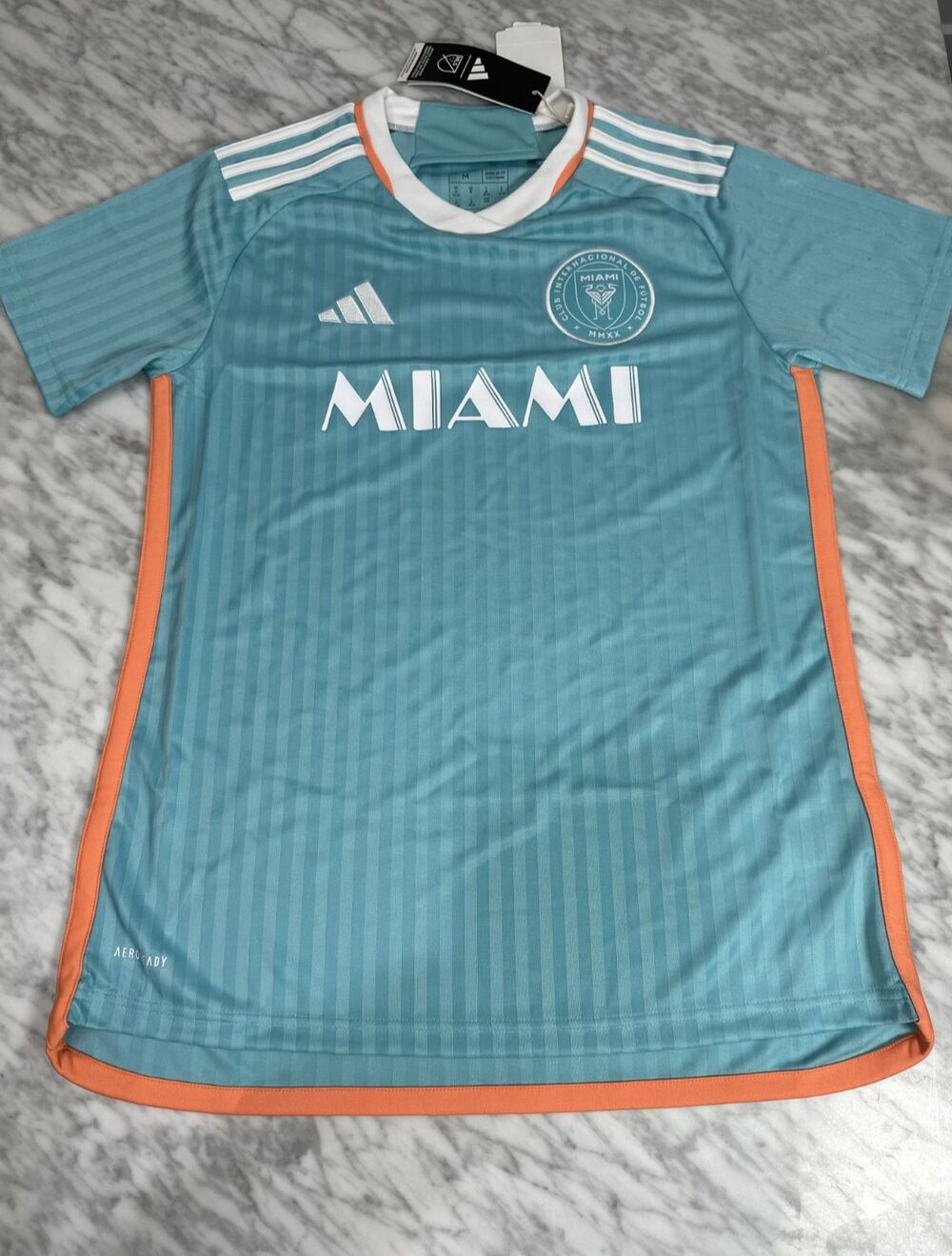 Adidas Inter Miami CF MLS 3rd Jersey JJ1450 soccer futbol Women's Medium NEW